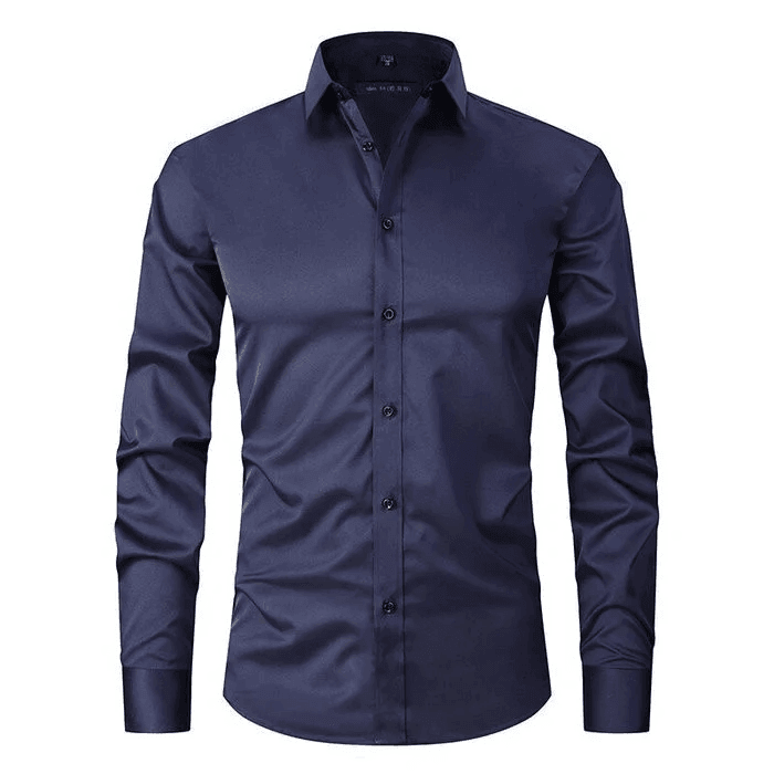 VEIGGARA | ElasticFit™ - Schlankes Hemd Anti-Crease Premium