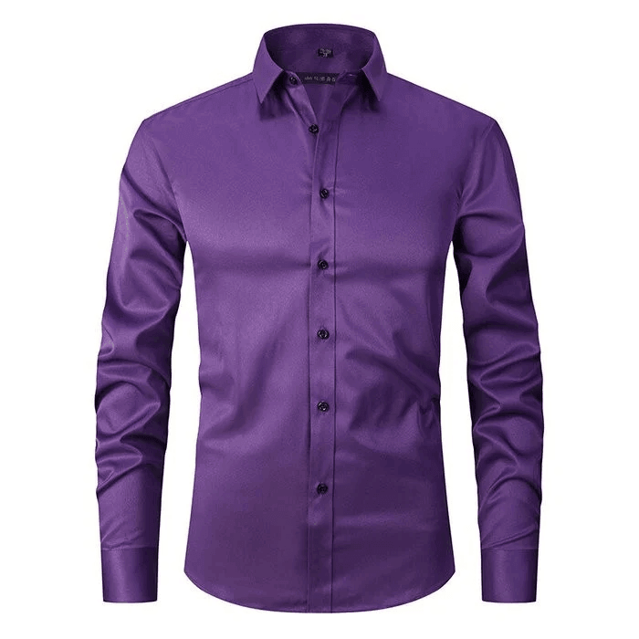 VEIGGARA | ElasticFit™ - Schlankes Hemd Anti-Crease Premium
