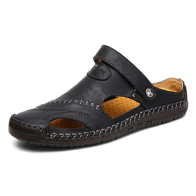 VEIGGARA| Orthopädische Ledersandalen für Männer