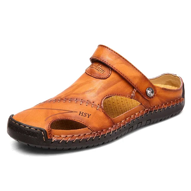 VEIGGARA| Orthopädische Ledersandalen für Männer