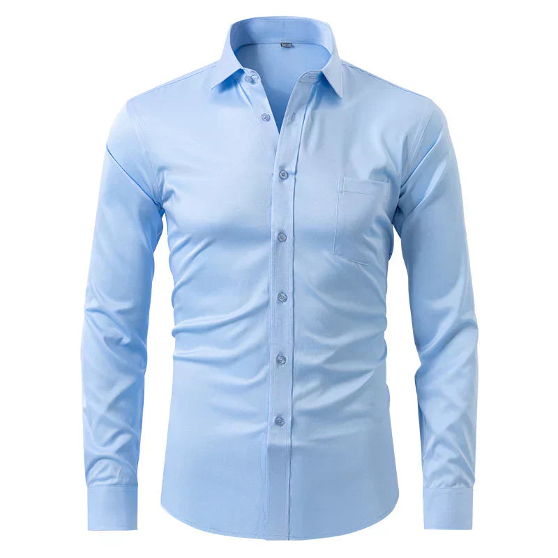 VEIGGARA | ElasticFit™ - Schlankes Hemd Anti-Crease Premium
