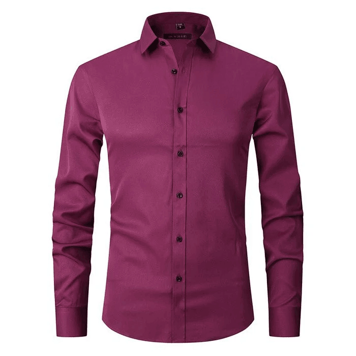 VEIGGARA | ElasticFit™ - Schlankes Hemd Anti-Crease Premium