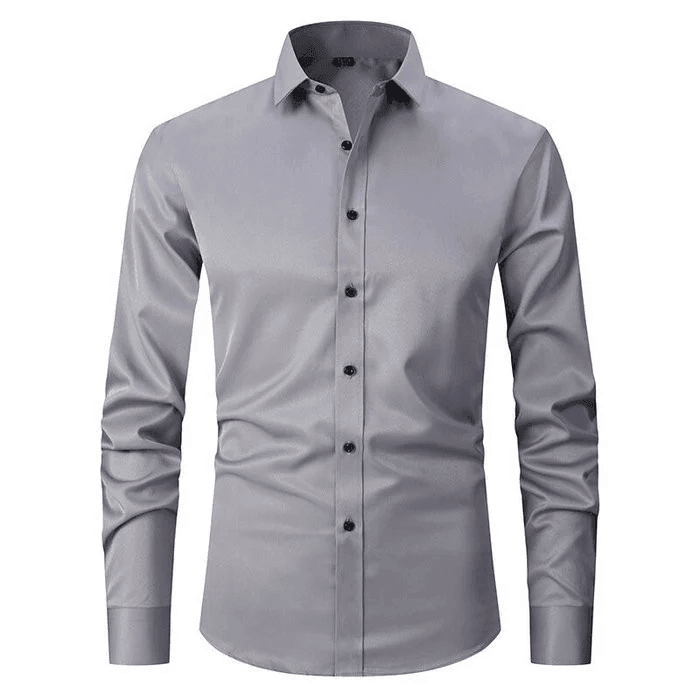 VEIGGARA | ElasticFit™ - Schlankes Hemd Anti-Crease Premium