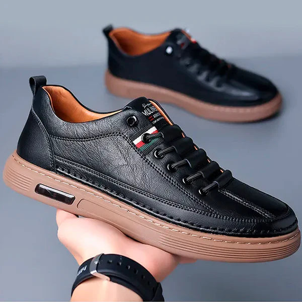 VEIGGARA |  Lässige Turnschuhe aus echtem Leder Vinny